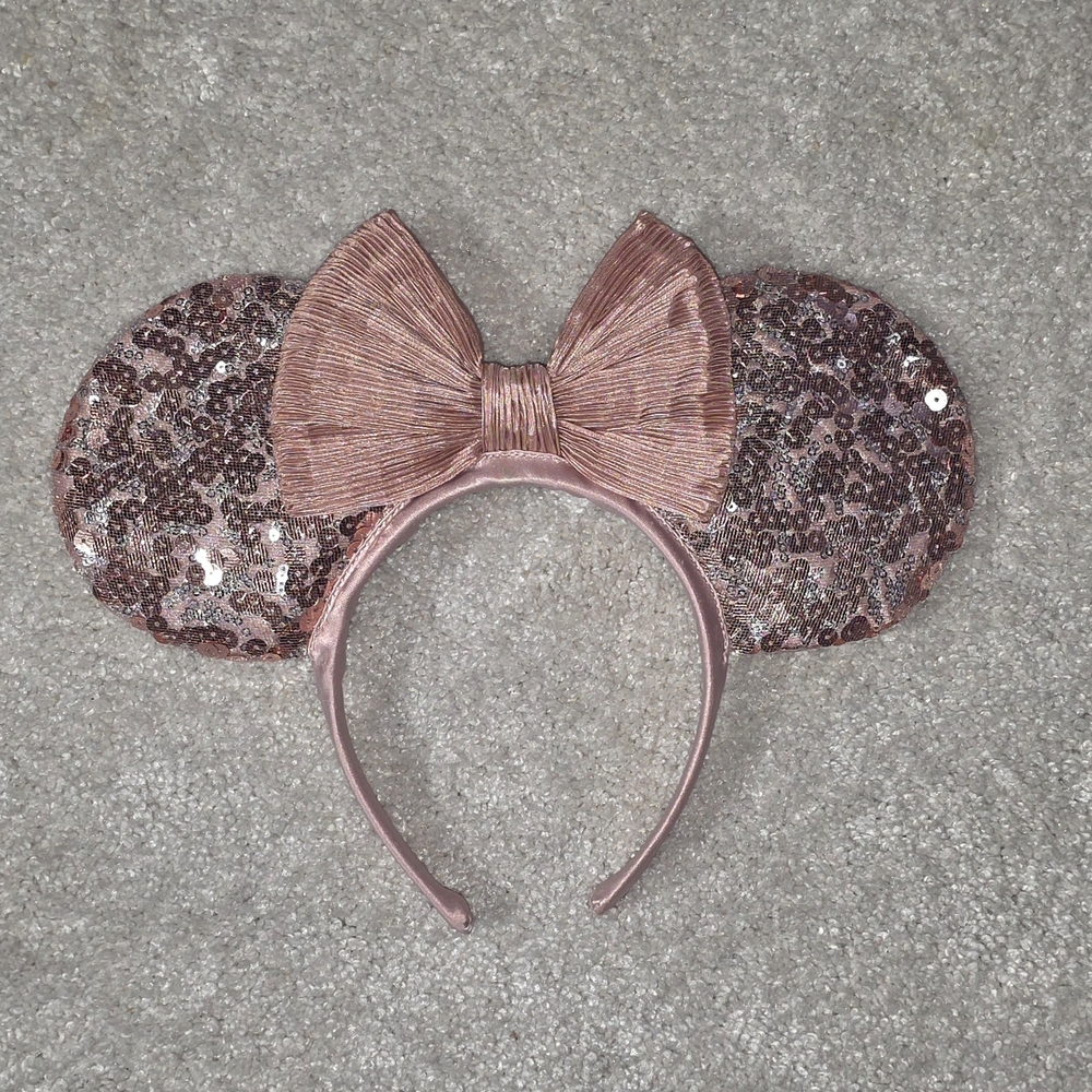Disney Rose Sequin Mouse Ears Headband
